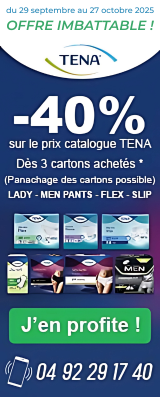 OFFRE IMBATTABLE TENA : -40% sur le tarif carton du 29 septembre au 27 octobre 2025 !