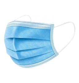 MASQUE CHIRURGICAL 3 PLIS TYPE IIR BLEU - BOITE DE 50