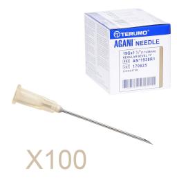 Aiguilles Agani - 19G - Crème - Bte 100 