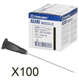 Aiguilles Agani - 22G - Noir - Bte 100 