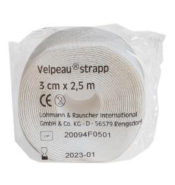 Bande Adhésive et Elastique - 2,5M x 3CM - Blanc 