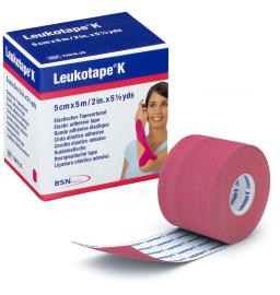 Bande Taping - Leukotape K - Rose - 5m x 5cm