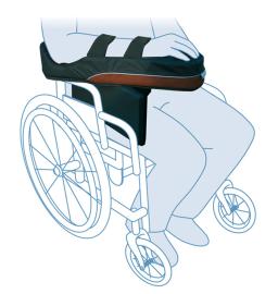 Cale de Positionnement des membres supérieurs pour fauteuil roulant 