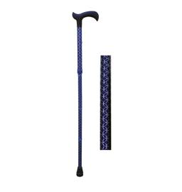 Canne Métal - Poignée Derby - Fashion Blue Mary 