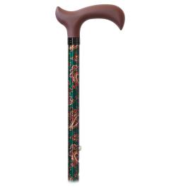 Canne Métal - Poignée Derby - Cashmere Fantaisie 