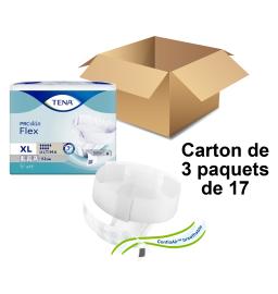 TENA Flex Proskin - Ultima - Extra Large - x17 - Carton de 3 paquets