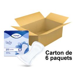 TENA Lady - Super - x30 - Carton de 6 paquets