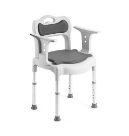 Chaise Douche/Toilettes - Fixe - avec Coussin - Suva 