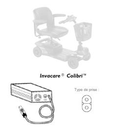 Chargeur pour scooter électrique Colibri 2A 