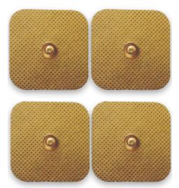 Electrodes à Bouton Pression - AllSnap - 1 Snap - 5x5cm x4 