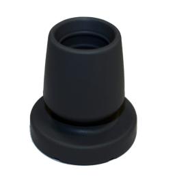 Embout Canne - OptiFlex - rond Noir 