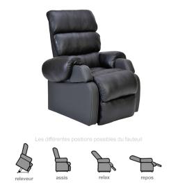 Fauteuil Releveur - 1 moteur - Cocoon Génération 1 - Réglisse 