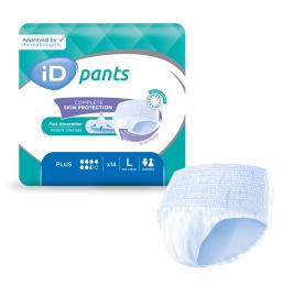 ID Pants Plus - Taille L - 6 paquets de 14 - ONTEX