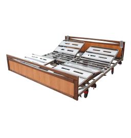 Lit électrique 2 places - Double sommier indépendant - Euro 3000 Harmonie Twice - Largeur 160 CM - 3 fonctions 