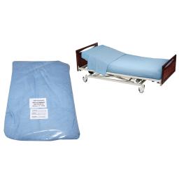 Pack de 3 Draps - pour Lit 90 cm - Bleu 