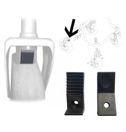 Patin de Frein pour Rollator Cristallo Milan ou Migo - La Paire 