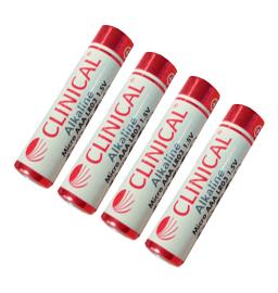 Pile alcaline - Clinical - 1,5V LR03 AAA - Lot de 4
