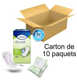 TENA Discreet - Mini - x20 - Carton de 10 paquets