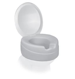 Rehausse WC souple - Contact Plus Néo - avec Couvercle - 11cm 