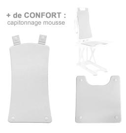 Revêtement rembourré Elévateur de Bain - Bellavita - Blanc Premium 