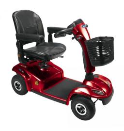 Scooter Electrique 4 Roues - Léo  - Rouge Ruby 