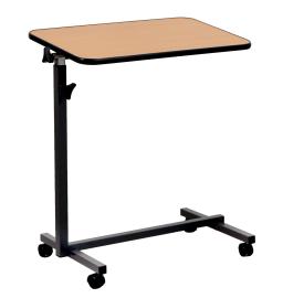 Table de Lit - Hauteur Réglable - Plateau Inclinable - Imitation Bois  