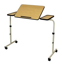 Table de Lit Pont - Plateau Central Inclinable - Easybridge Hêtre - Lit 90 cm 