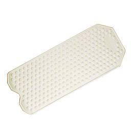 Tapis de Baignoire Antidérapant - 102 x 39,5 cm - Blanc 