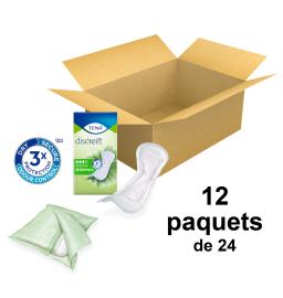 TENA Discreet - Normal - x24 - Carton de 12 paquets