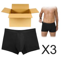 TENA Men - Boxer lavable - Noir - Taille L - Par 1 - Carton de 3