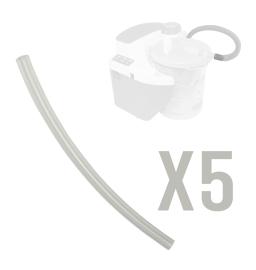 Tube de connexion - poche jetable aspirateur trachéal - Par 5 