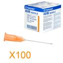 Aiguilles Agani - 25G - Orange - Bte 100 