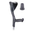 Canne Anglaise - Adulte - JH 130 Evolution Noire - Avec Embout Pivot