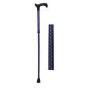 Canne Métal - Poignée Derby - Fashion Blue Mary 