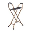 Canne siège pliante - 4 pieds - Show 