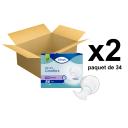 TENA Comfort Proskin - Protections Anatomiques - Maxi - x34 - Carton de 2 paquets