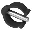 Clip - pour canne 22 mm - Anthracite 