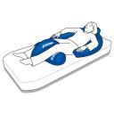 Coussin de Positionnement - 1/2 Lune - Microbilles 