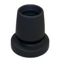 Embout Canne - OptiFlex - rond Noir 