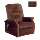 Fauteuil Releveur électrique - 1 moteur - Success - Velours Capuccino 