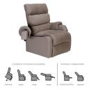Fauteuil Releveur - 2 moteurs - Cocoon Génération 1 - Grège 