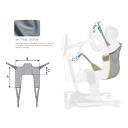 Sangle de Transfert sous axillaire avec sous-cuisses - Tissu - Solide 