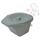 Seau complet - pour Chaise Garde-robe Omega 