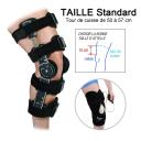 Attelle de Genou - Articulée avec attelle de Cryothérapie - Set Artic - Taille Standard 