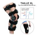 Attelle de Genou - Articulée avec attelle de Cryothérapie - Set Artic - Taille XL 