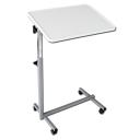 Table de Lit - Hauteur Réglable - Plateau Inclinable - Gris Perle  