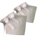 Talonnière Anti-Escarres - en Peau de Mouton - la Paire 