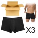 TENA Men - Boxer lavable - Noir - Taille L - Par 1 - Carton de 3
