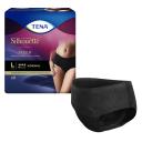 TENA Silhouette - Taille basse - Normal noir - Large - Paquet de 9