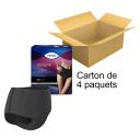 TENA Silhouette - Taille haute - Plus noir - Large - x8 - Carton de 6 paquets